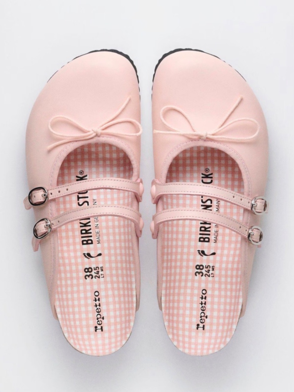 Birkenstock 1774 × Repetto Scala in Icon Pink - Picture 3 of 5